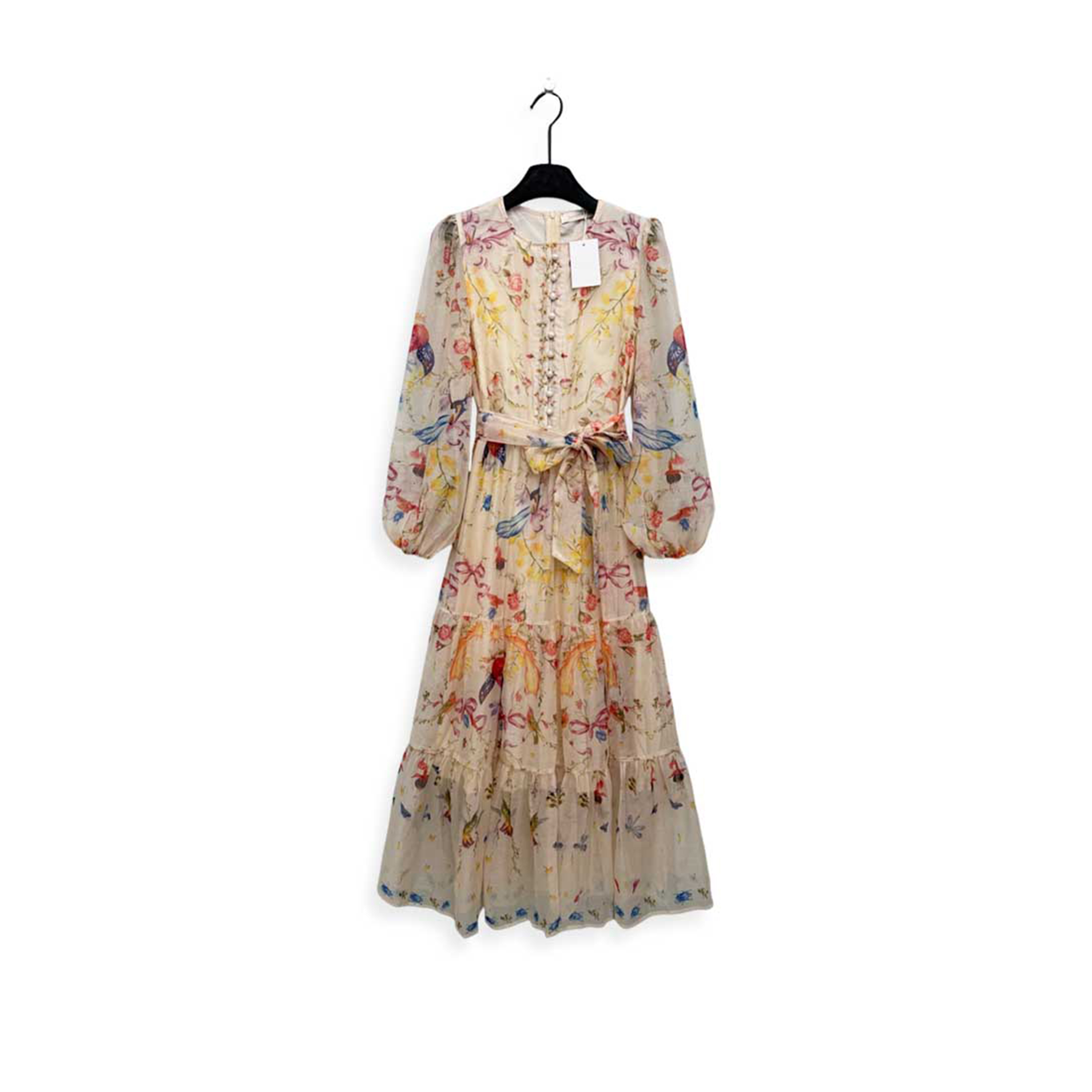 ZIMMERMANN FLORAL-PRINT MIDI DRESS 